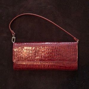 Maroon clutch